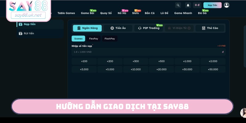 SAY88 ⭐️ Trang Chủ SAY88 | Nhà Cái Uy Tín, Đăng Ký Nhận +88K Hướng dẫn giao dịch tại SAY88