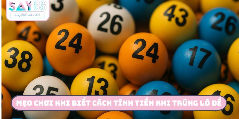Cách Tính Tiền Khi Trúng Lô Đề SAY88 Chính Xác Nhất Mẹo chơi sau khi biết cách tính tiền khi trúng lô đề
