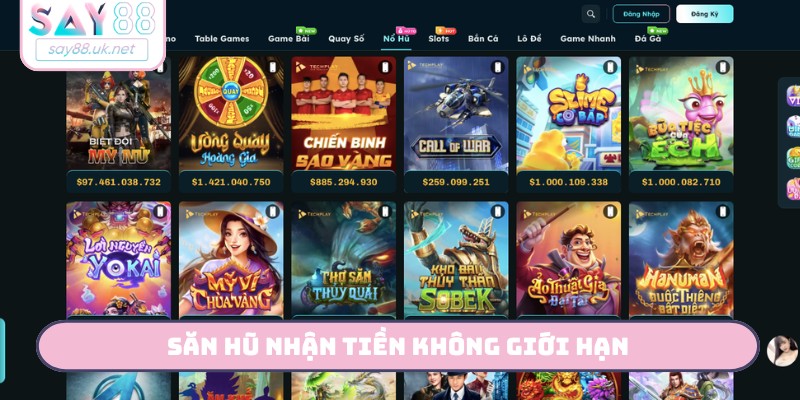 SAY88 ⭐️ Trang Chủ SAY88 | Nhà Cái Uy Tín, Đăng Ký Nhận +88K Săn hũ nhận tiền không giới hạn